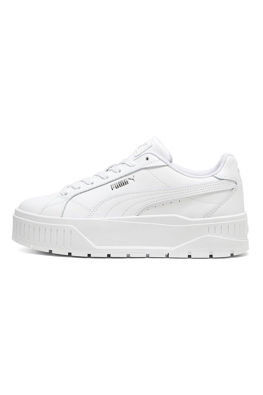 Sneakers Bianche Con Flatform Puma Karmen II L