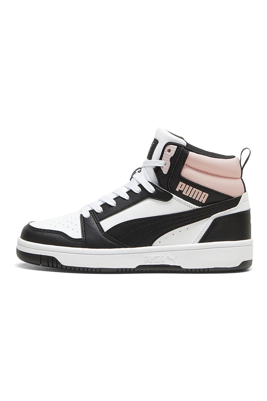 Sneakers Alte Bianche e Nere PUMA REBOUND V6