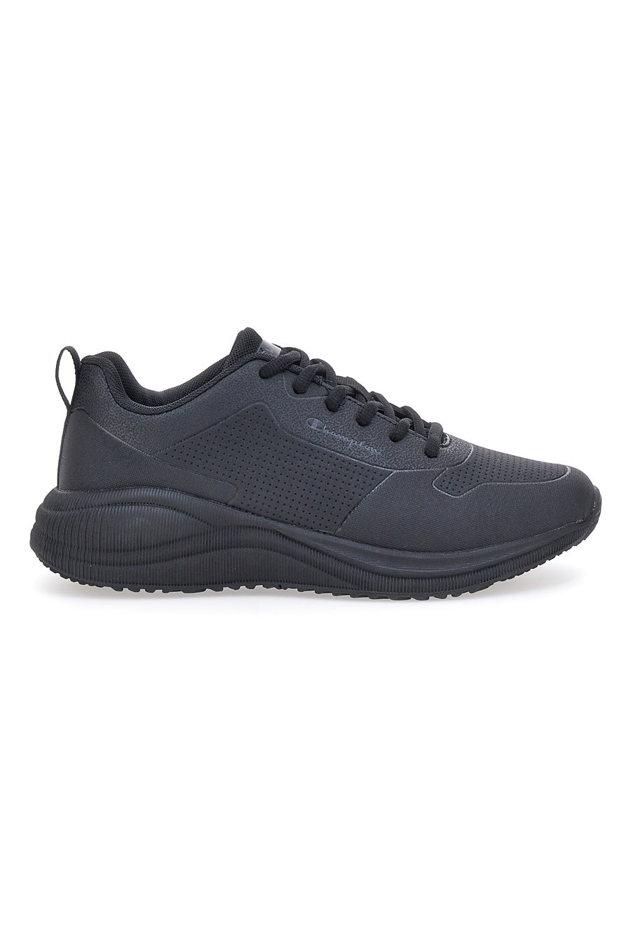 Schwarze Sneakers mit Schnürsenkeln Champion Siphon Pu