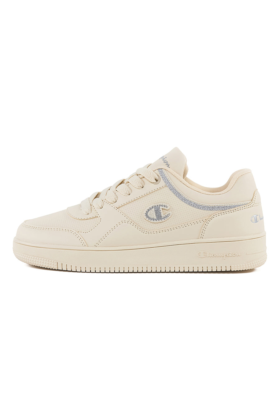 Cremefarbene Sneakers mit silbernen Details CHAMPION RD18 LOW