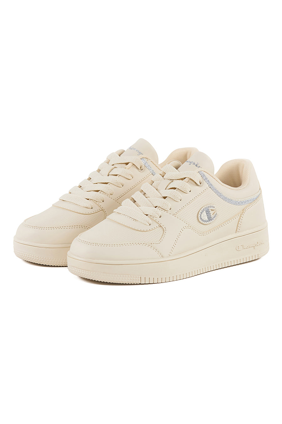 Sneakers Panna con Dettagli Argento CHAMPION RD18 LOW