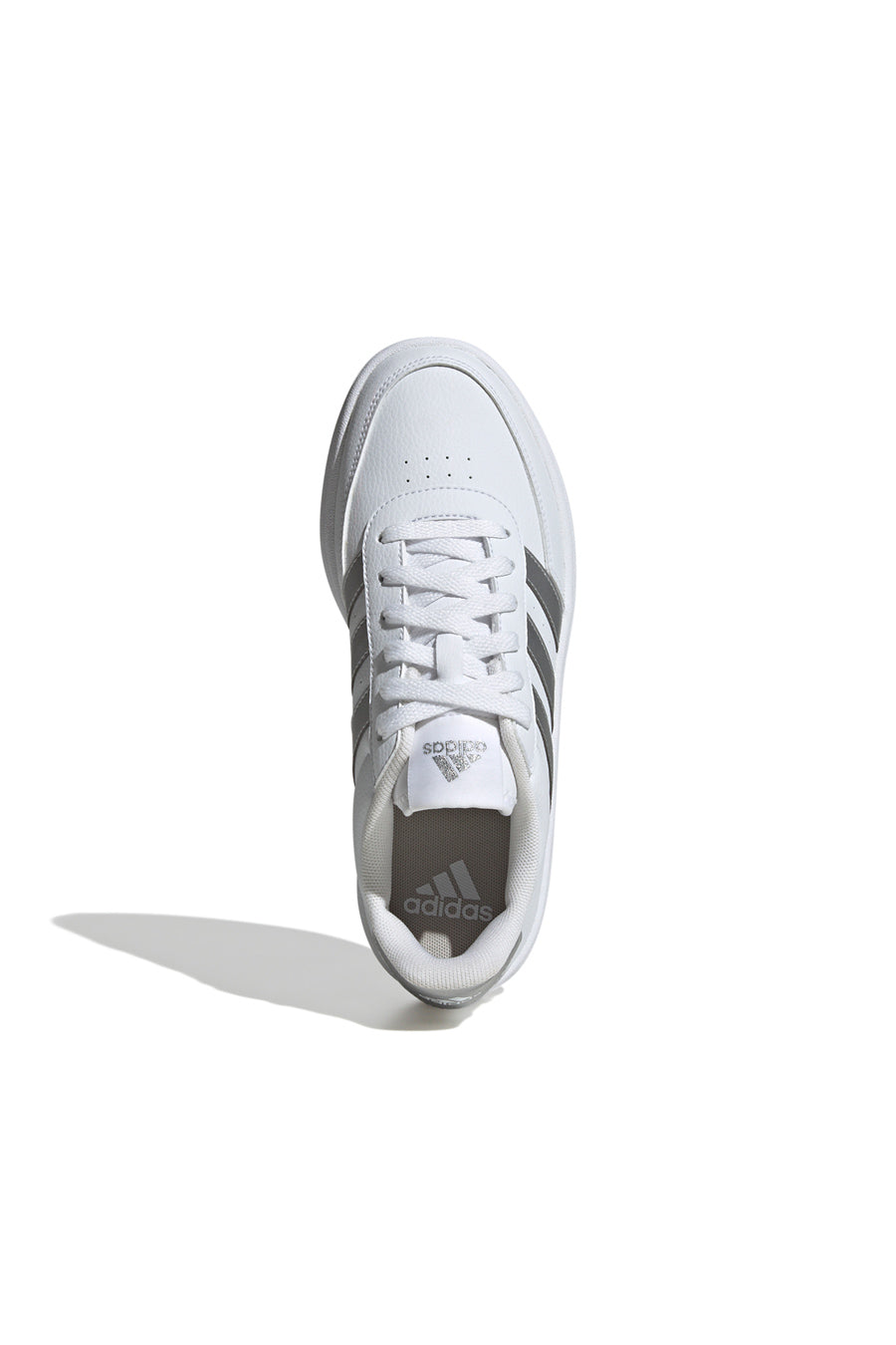 Sneakers bianche con dettagli argento Adidas Breaknet 2.0