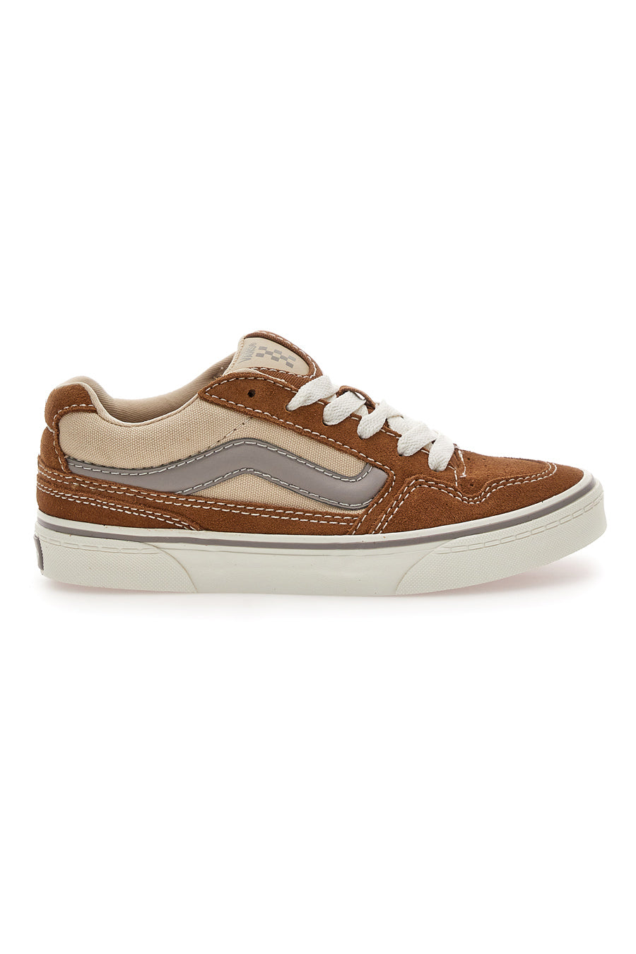 Sneakers Marroni e Beige Con Suola Waffle Vans Caldrone