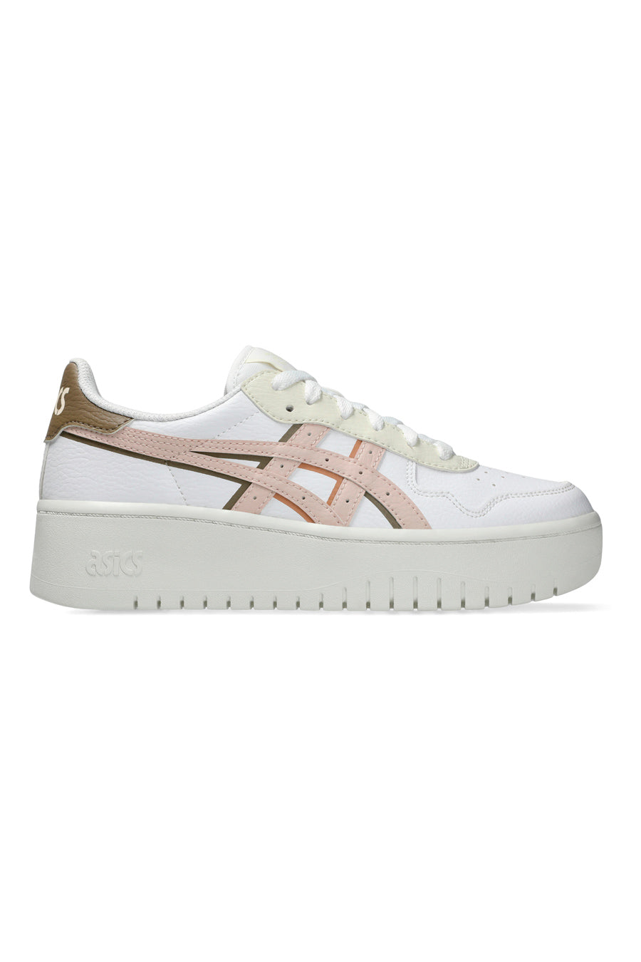 Sneakers Bianche e Rosa Con Platform Asics Japan S