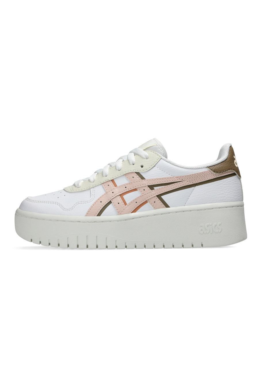 Sneakers Bianche e Rosa Con Platform Asics Japan S