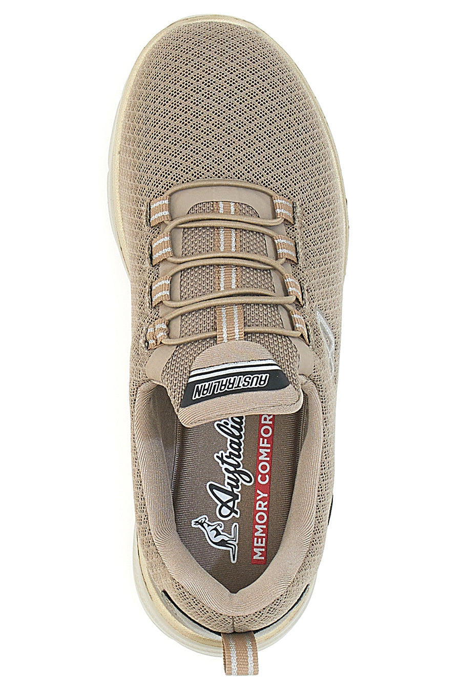 Sneakers Beige Con Memory Comfort Australian AUX2W505