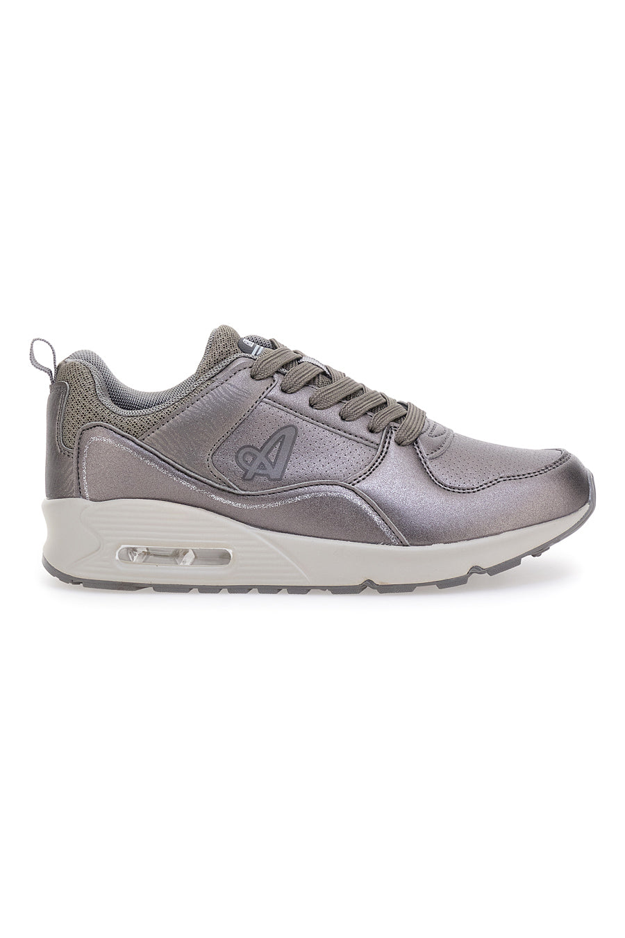 Australische AU32W111 AIR PLUS Metallic-Grau-Sneaker mit Memory-Komfort