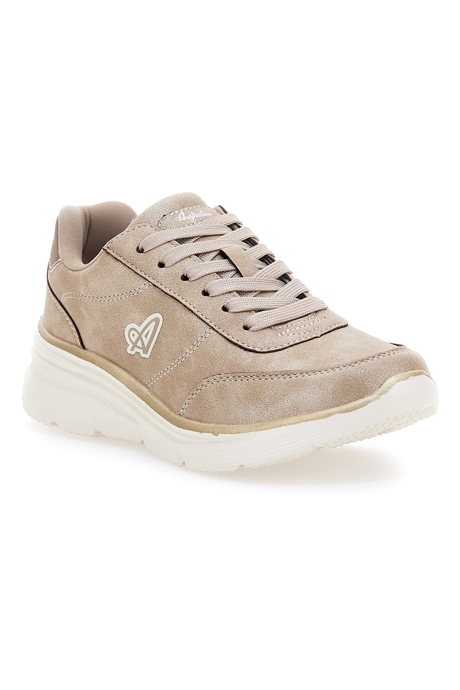 Sneakers Beige Con dettagli Oro Australian AU42W511