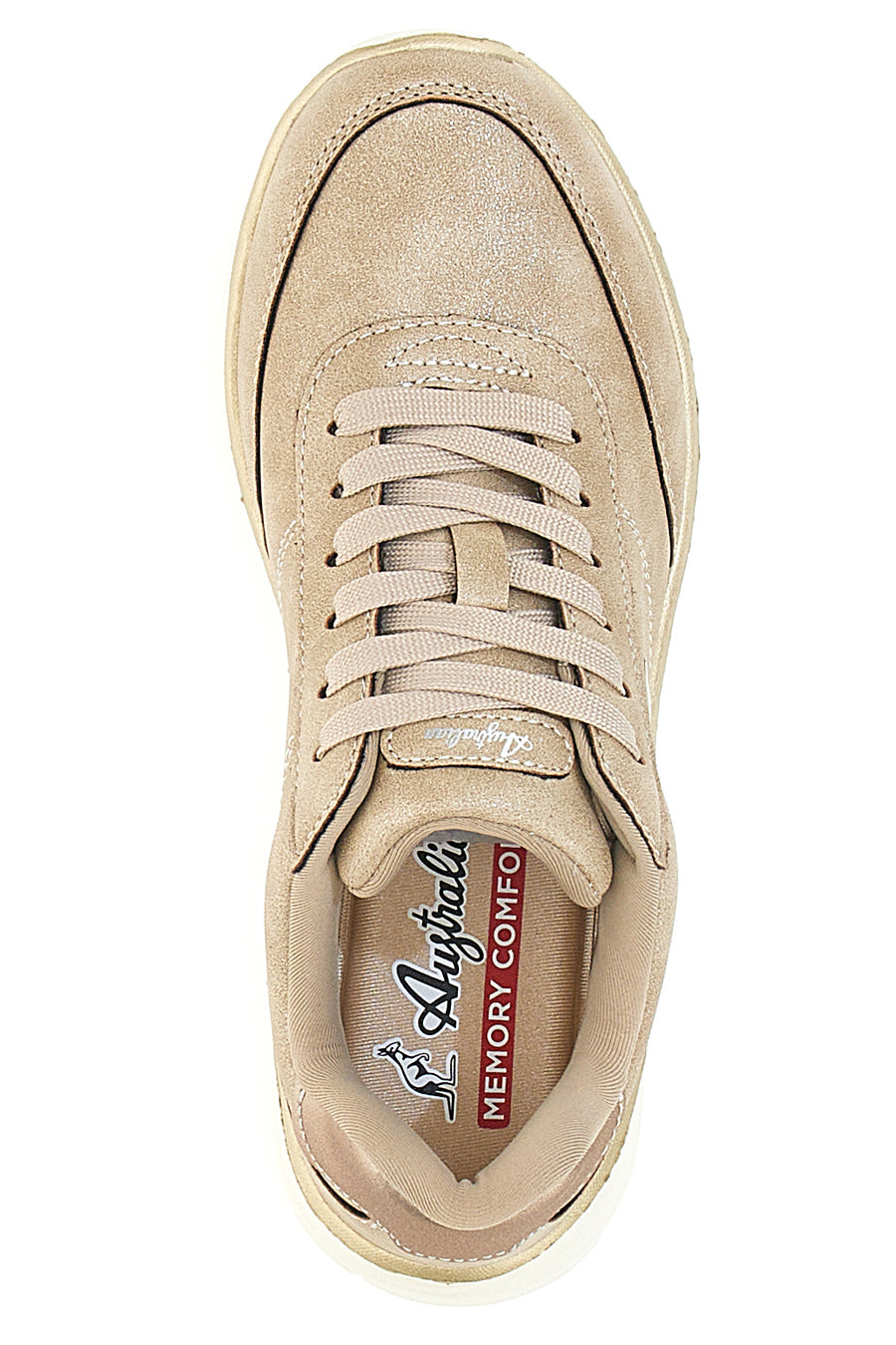 Sneakers Beige Con dettagli Oro Australian AU42W511