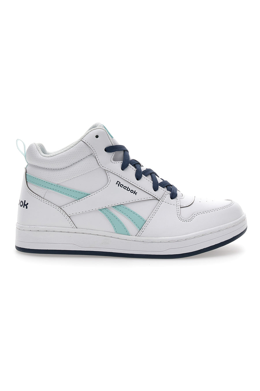 Sneakers Mid-Cut Bianche e Blu Reebok Royal Prime