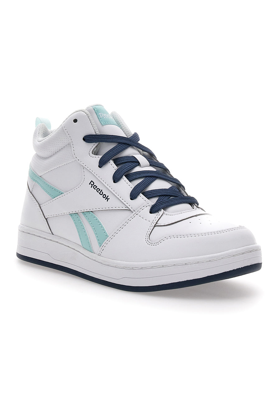 Sneakers Mid-Cut Bianche e Blu Reebok Royal Prime