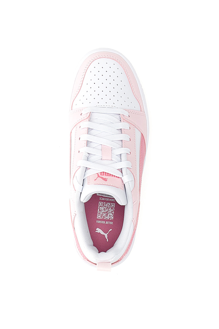 Sneakers Rosa con lacci Puma Rebound V6 Lo Jr