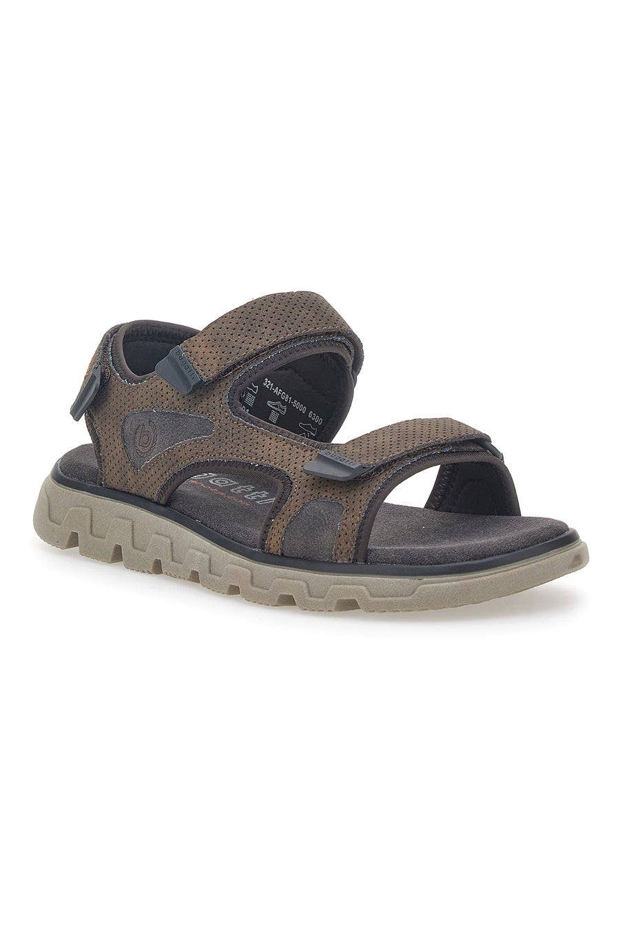 Sandali Marroni con Velcro Bugatti 321AFG81