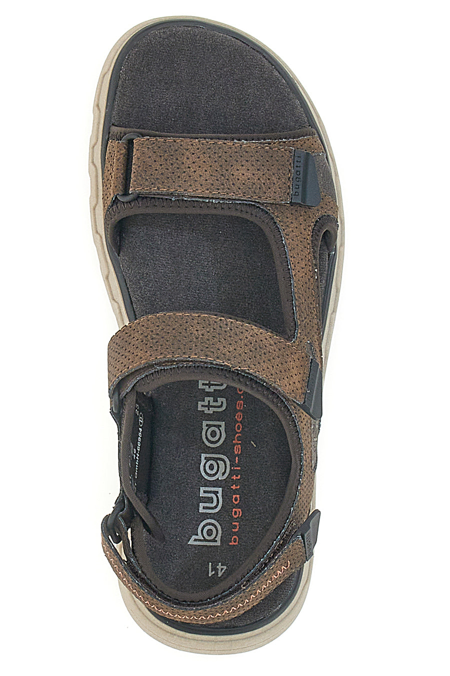 Sandali Marroni con Velcro Bugatti 321AFG81