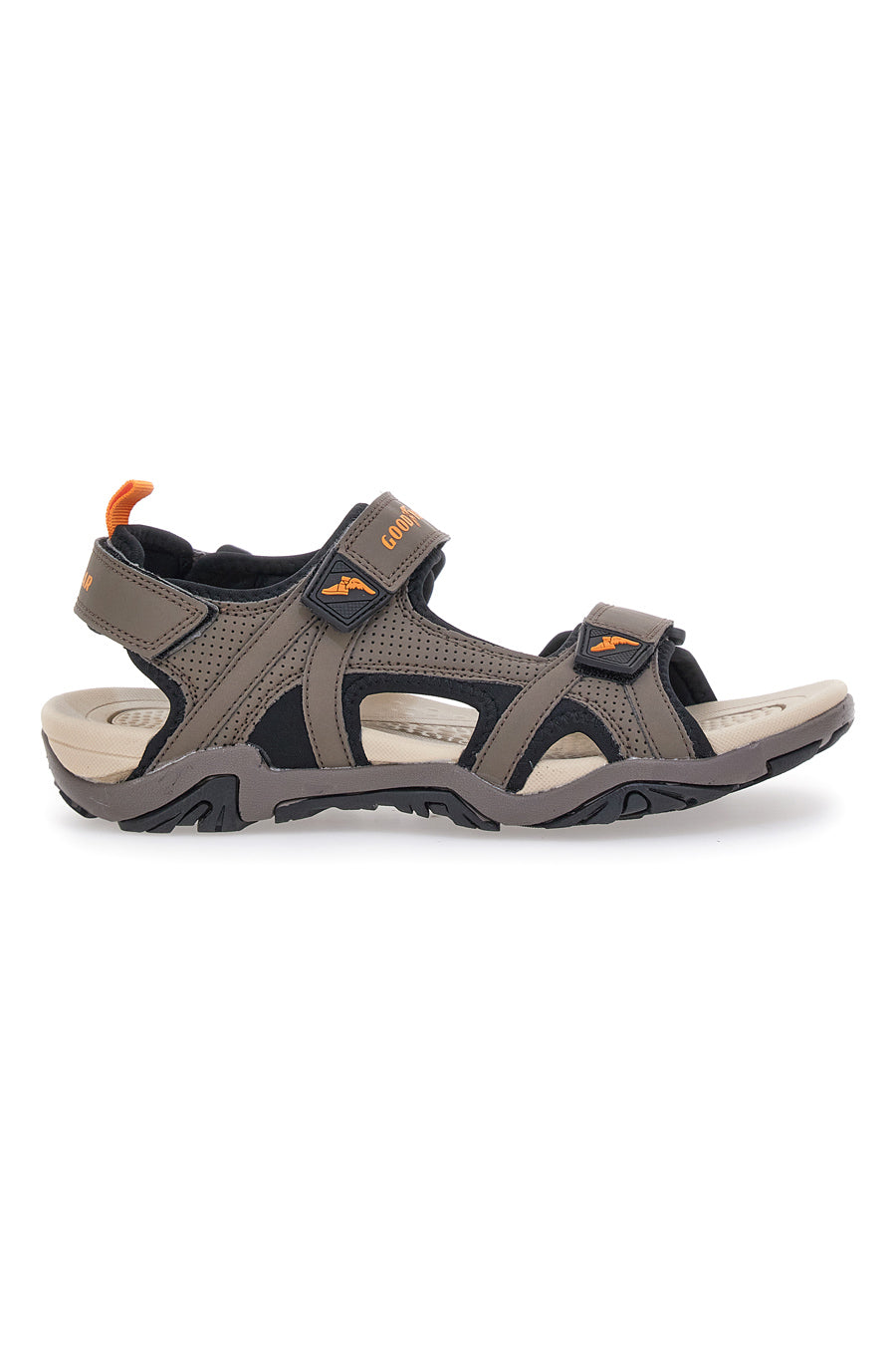 Sandali Marrone Con Strappi in Velcro Goodyeas 31048