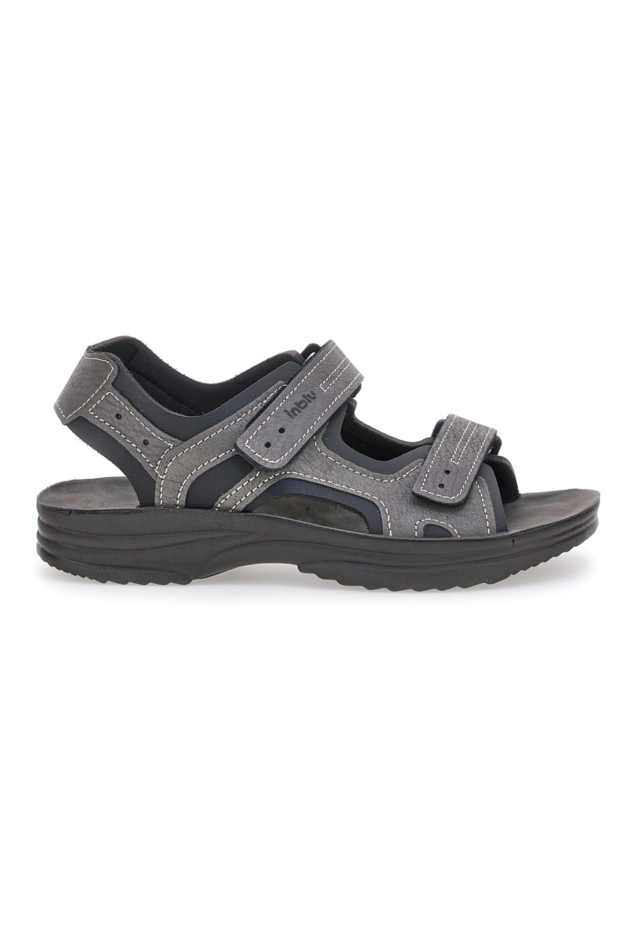 Sandali Grigi Con Strappi in Velcro Inblu 28 RY