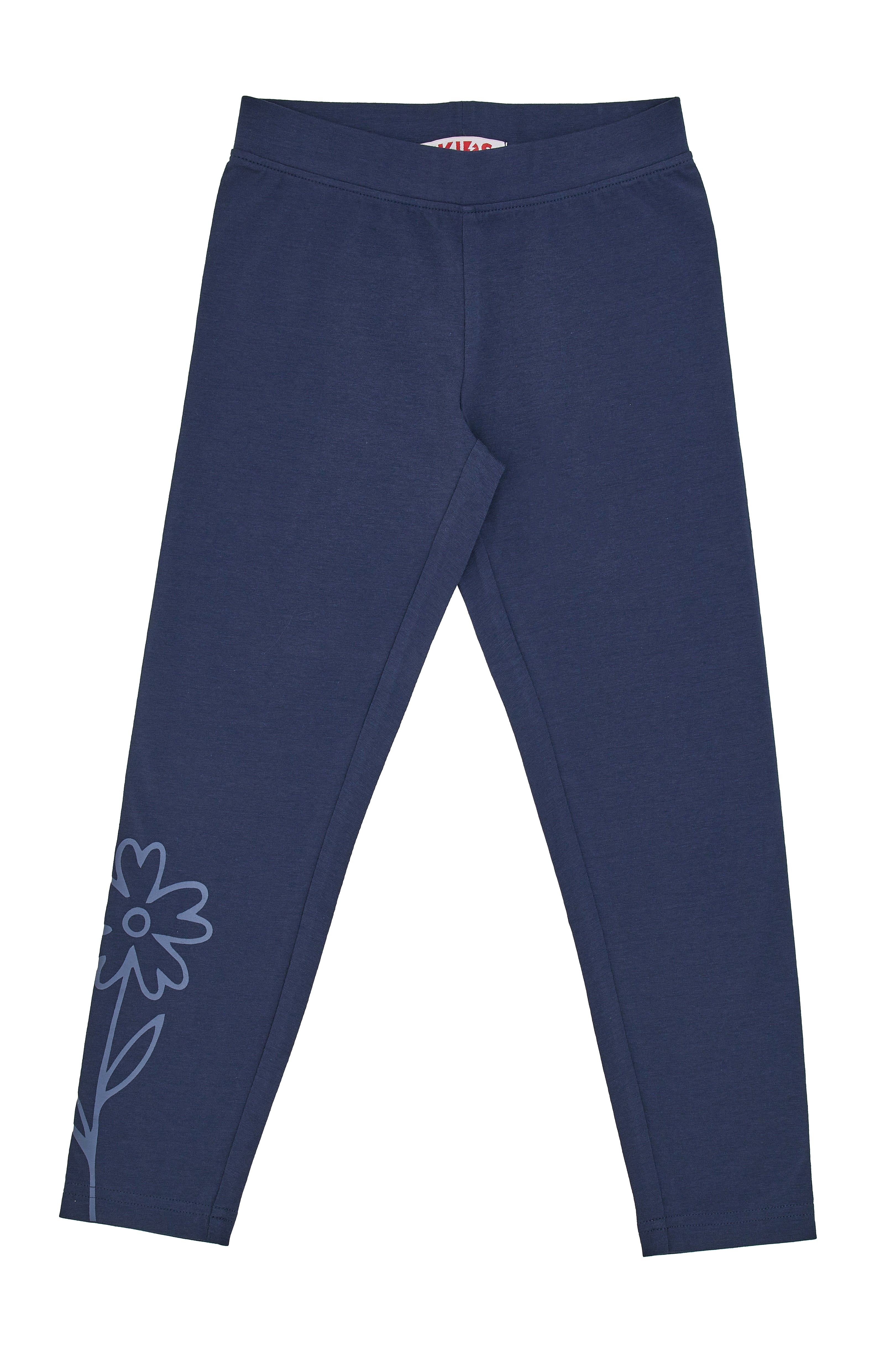 Leggings Blu con Fiore Pitt Kids PT-G-LG-05058