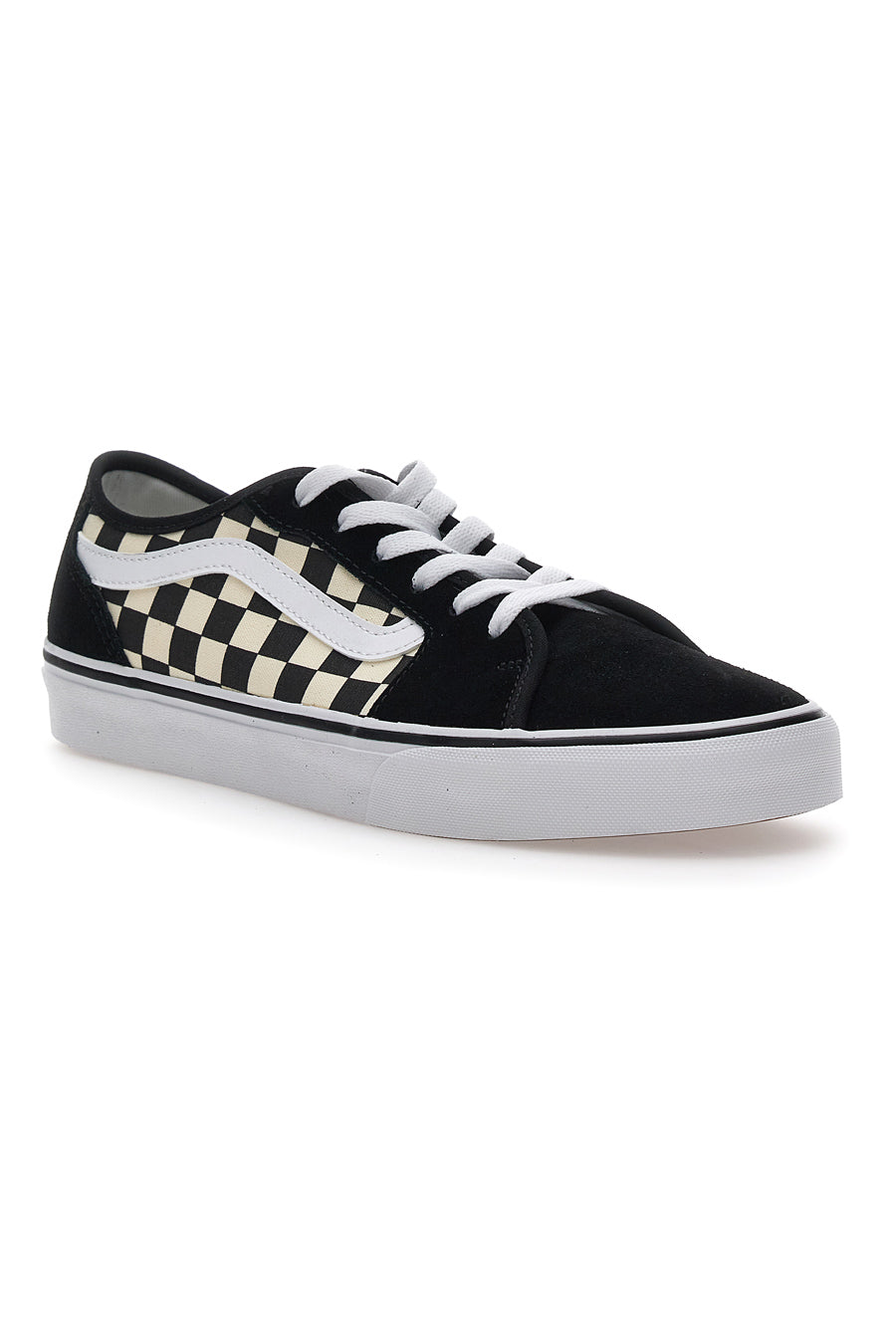 Sneakers Skateboard Nere e Bianche Vans Filmore Decon