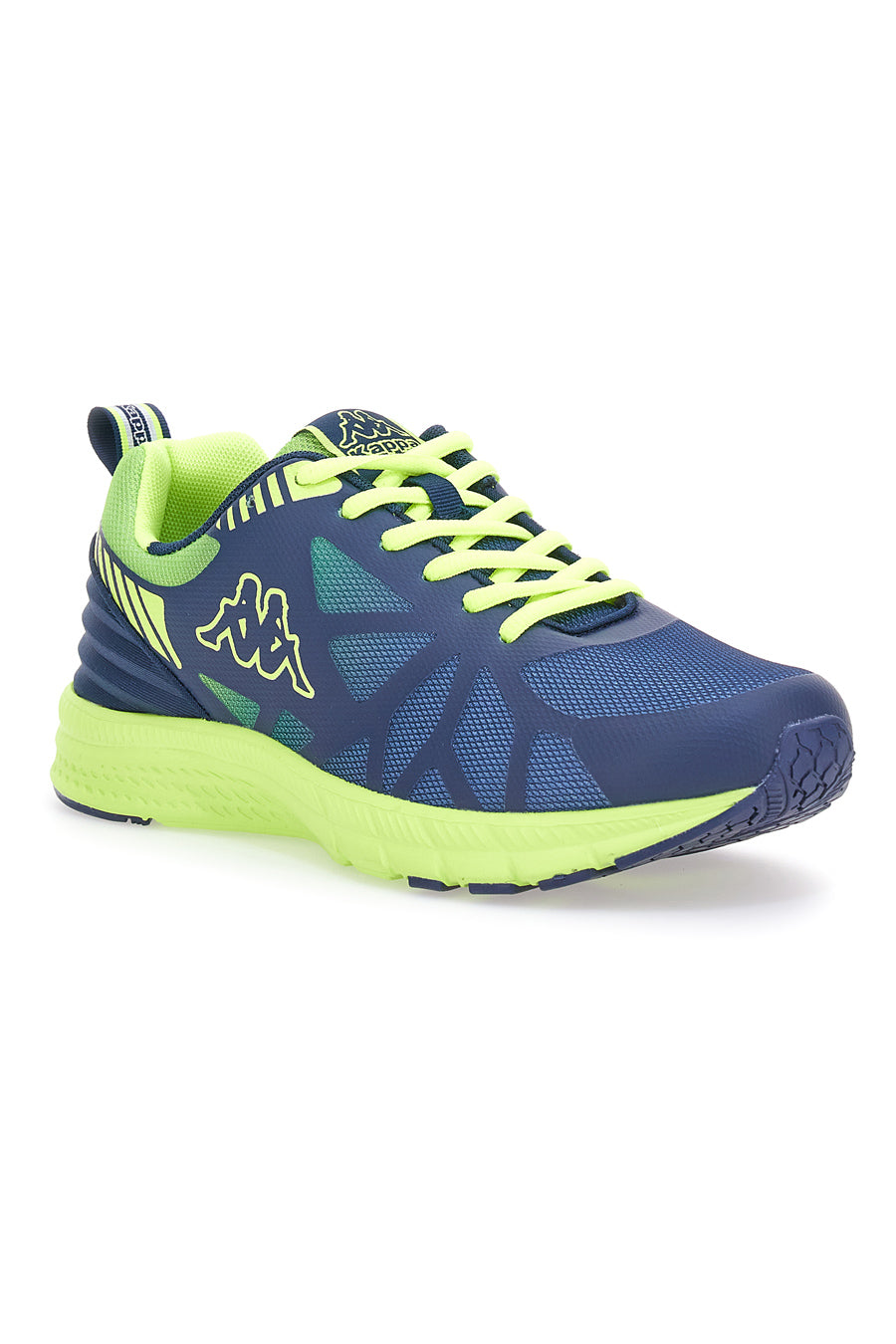 Sneakers Kappa Logo Nennis Blu e Lime