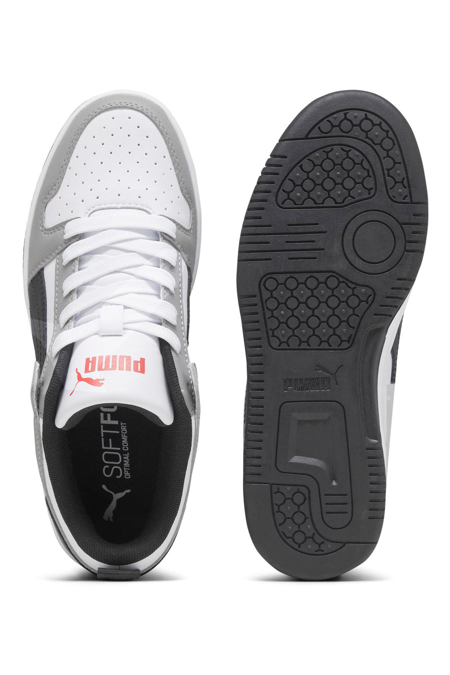 Sneakers Puma Rebound Layup Bianche-Grigie