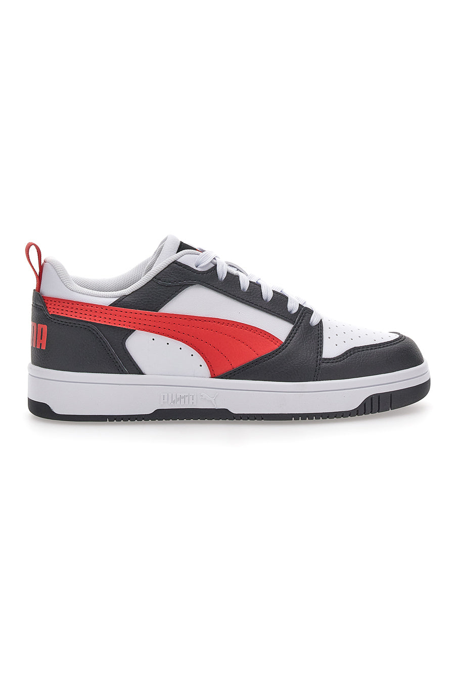 Sneakers Puma Rebound V6 LO JR Bianche-Nere