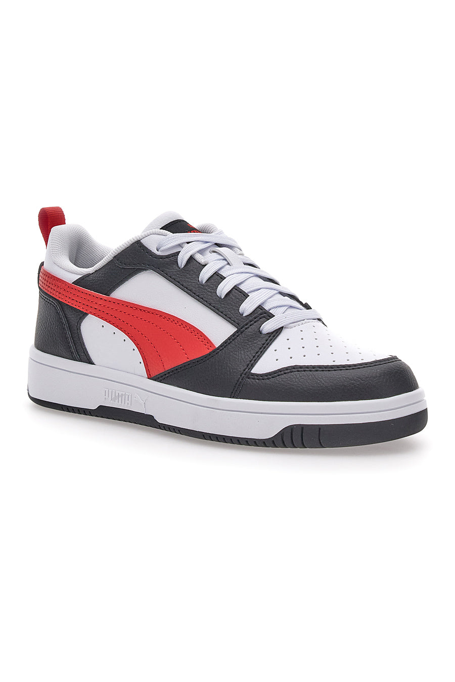 Sneakers Puma Rebound V6 LO JR Bianche-Nere