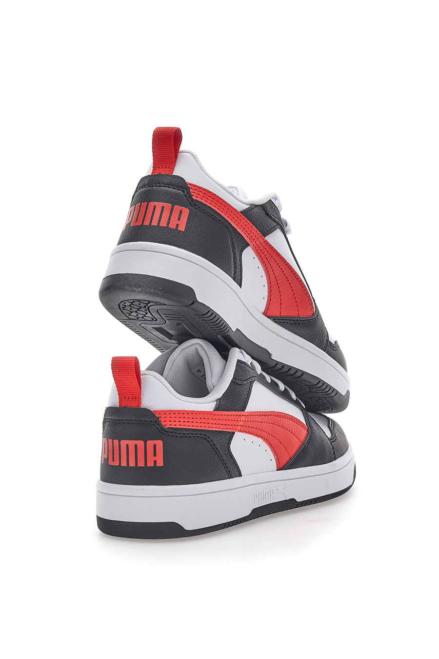 Sneakers Puma Rebound V6 LO JR Bianche-Nere