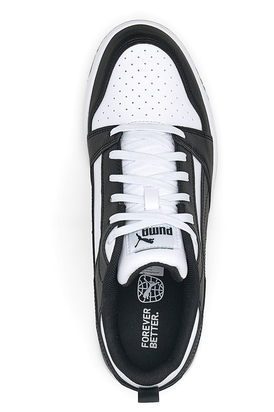 Sneakers Puma Rebound V6 Low Bianche e Nere