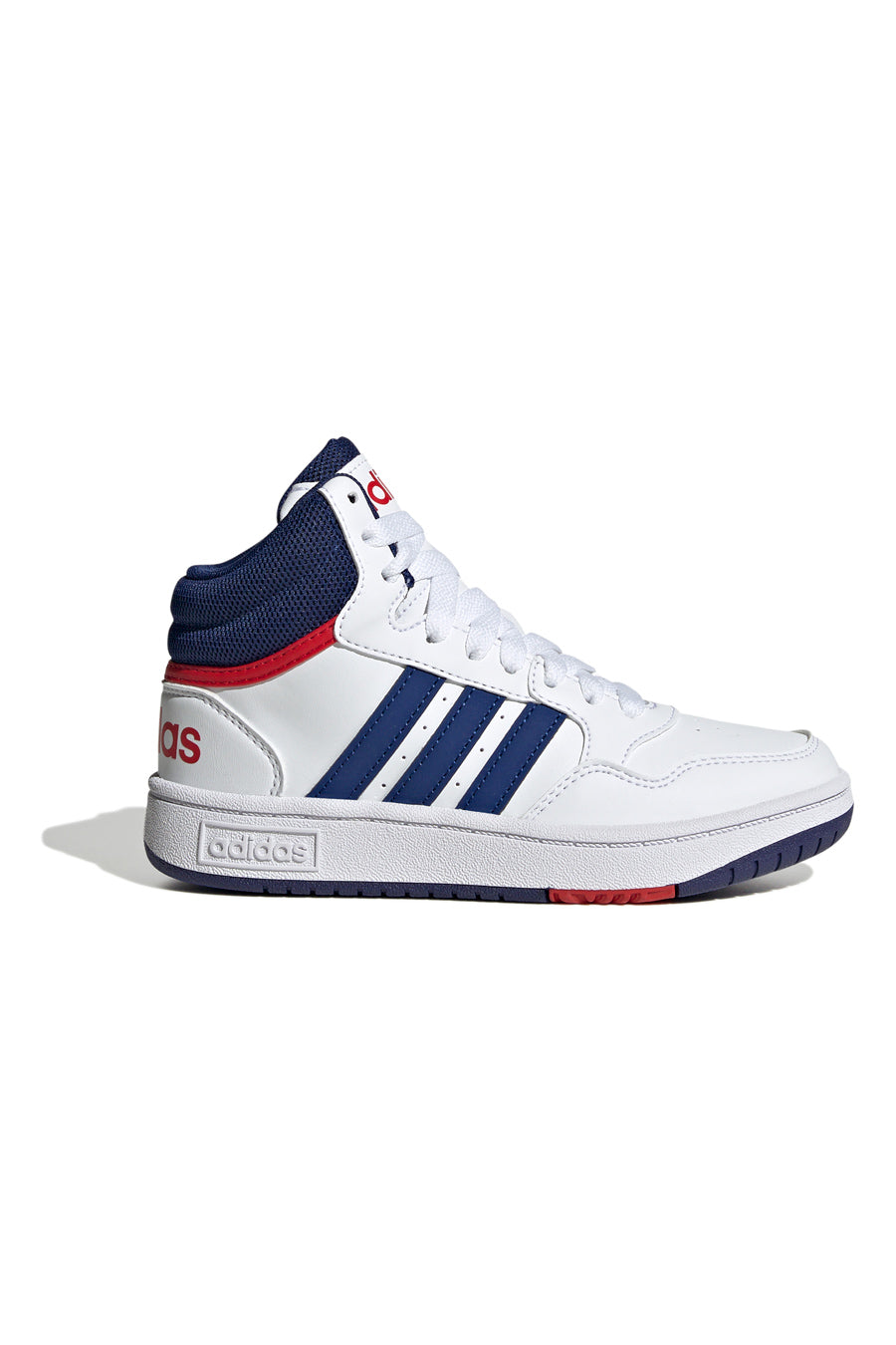 Scarpe da Basket Adidas Hoops Mid 3 K Bianche e Blu