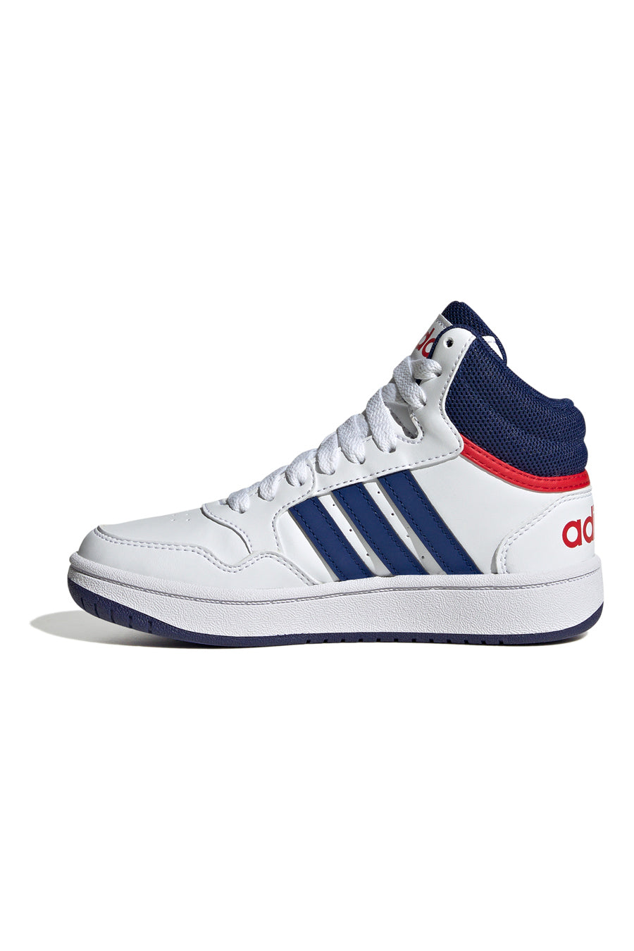 Scarpe da Basket Adidas Hoops Mid 3 K Bianche e Blu