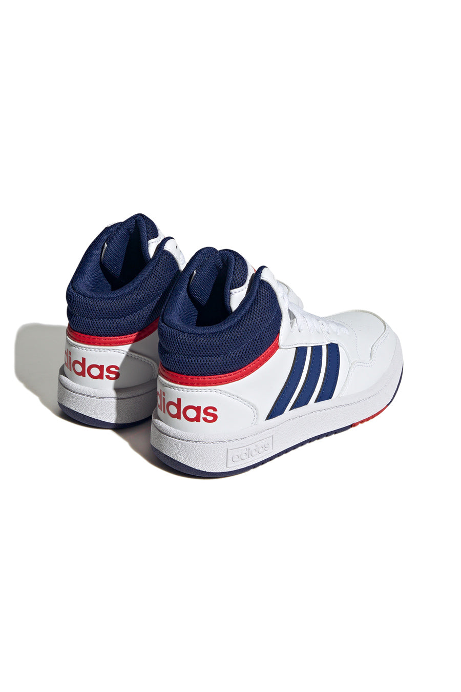 Scarpe da Basket Adidas Hoops Mid 3 K Bianche e Blu