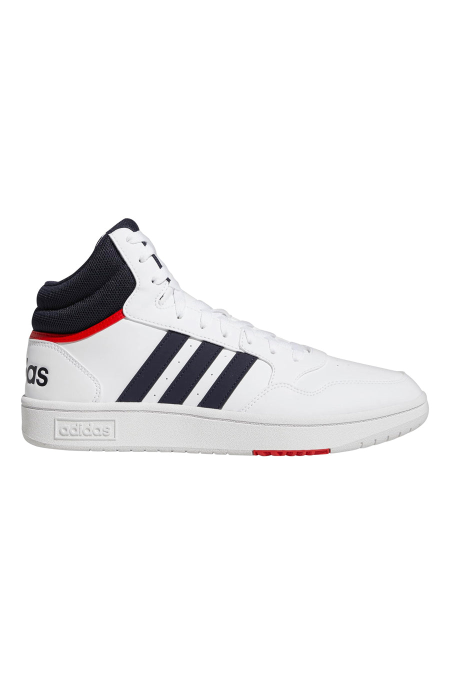 Sneakers Bianche Mid Cut Adidas Hoops 3.0 Mid