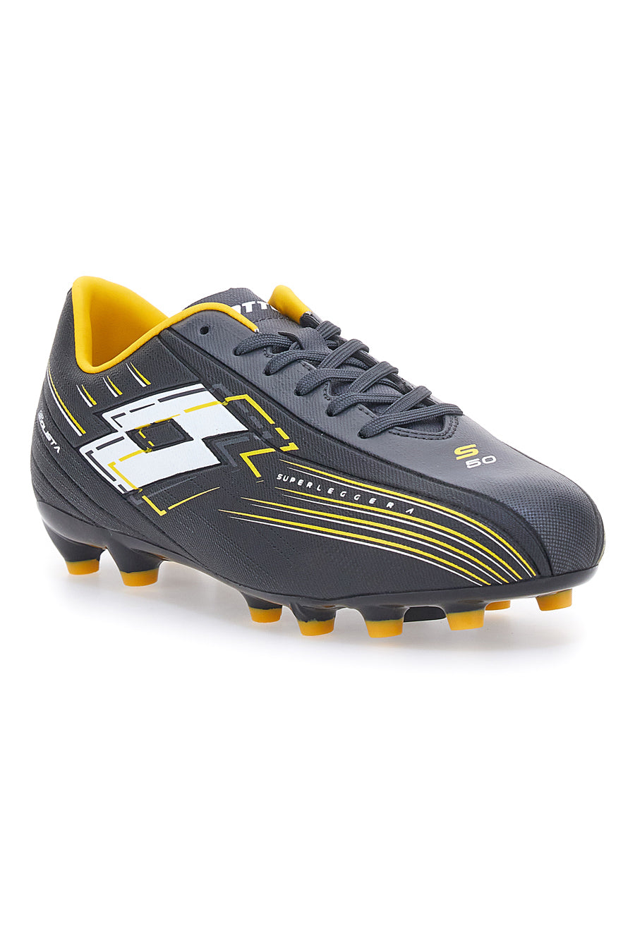 Scarpe da Calcio Nere Lotto Solista 700 VII Fg Jr