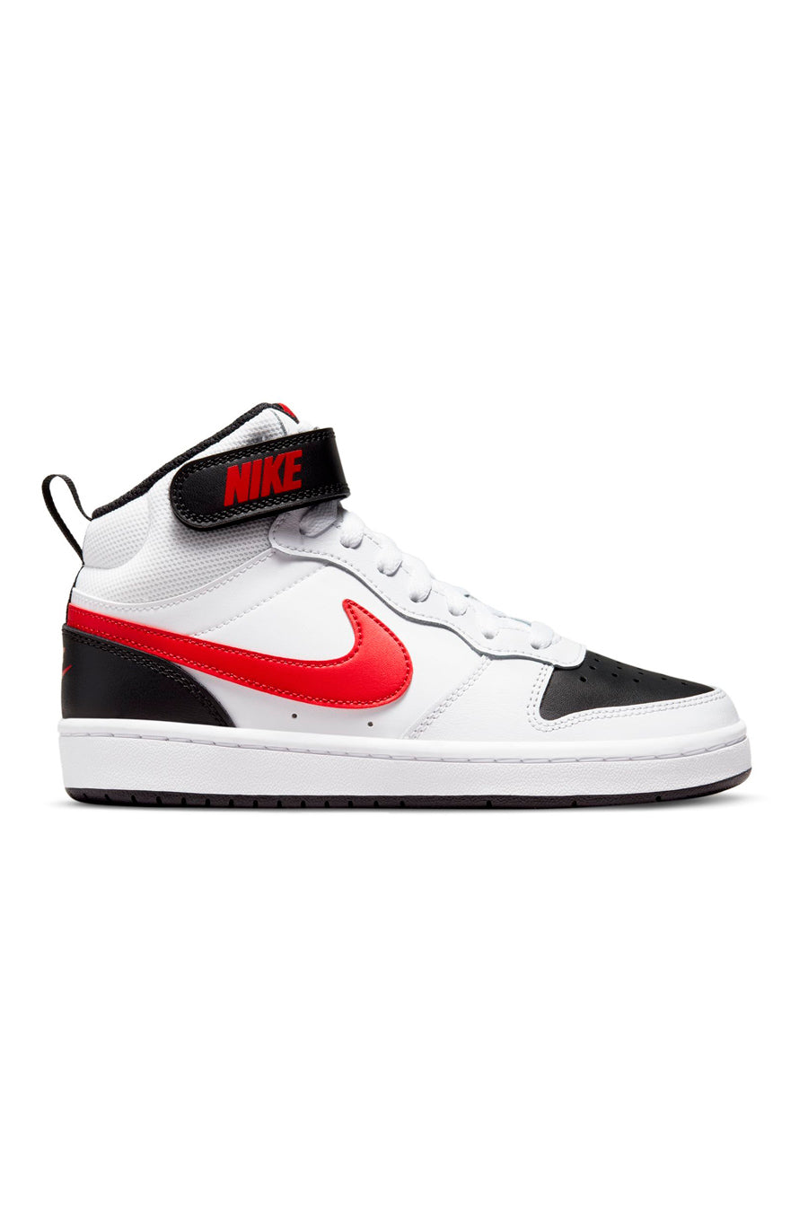 Sneakers Mid-Cut Bianche e Nere Nike Court Borought Mid 2 (Gs)