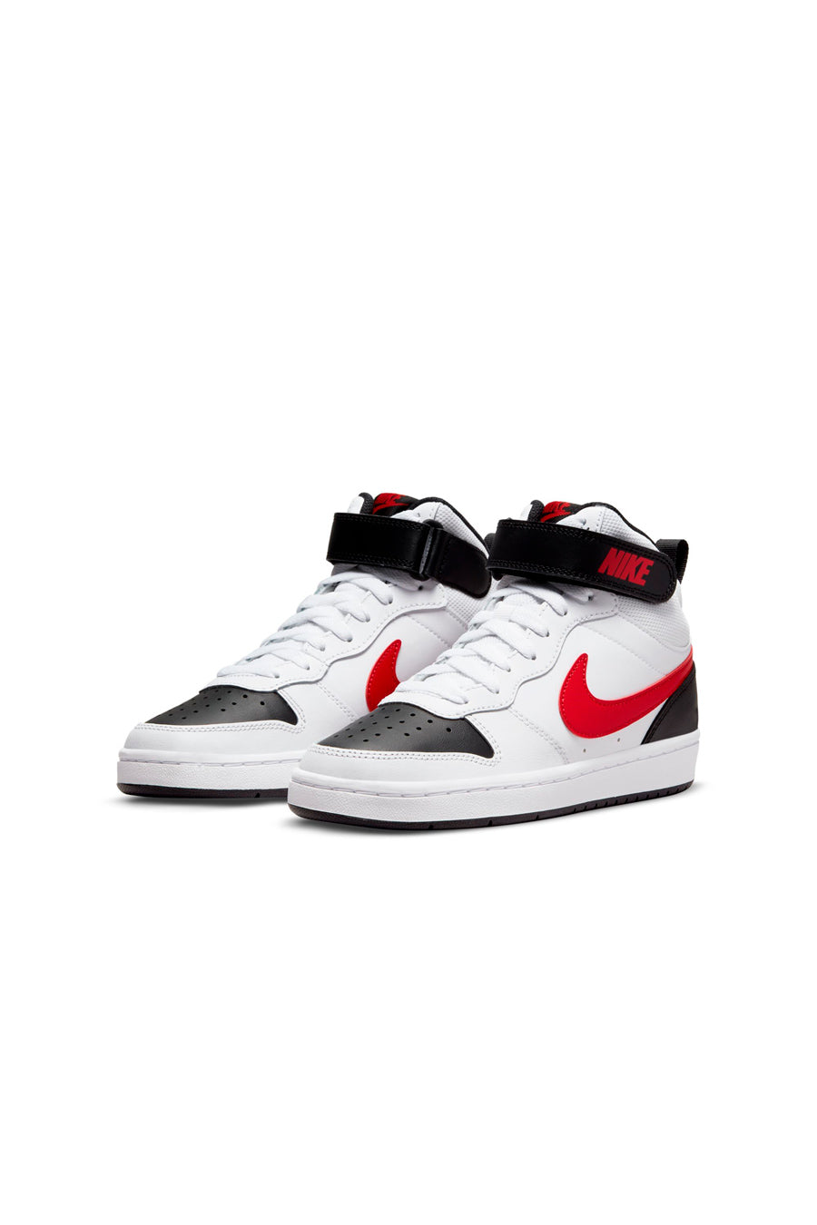 Sneakers Mid-Cut Bianche e Nere Nike Court Borought Mid 2 (Gs)