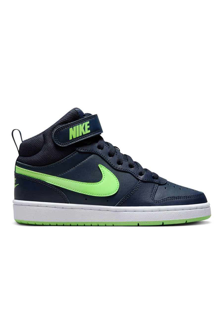 Sneakers Blu Nike Court Borought Mid