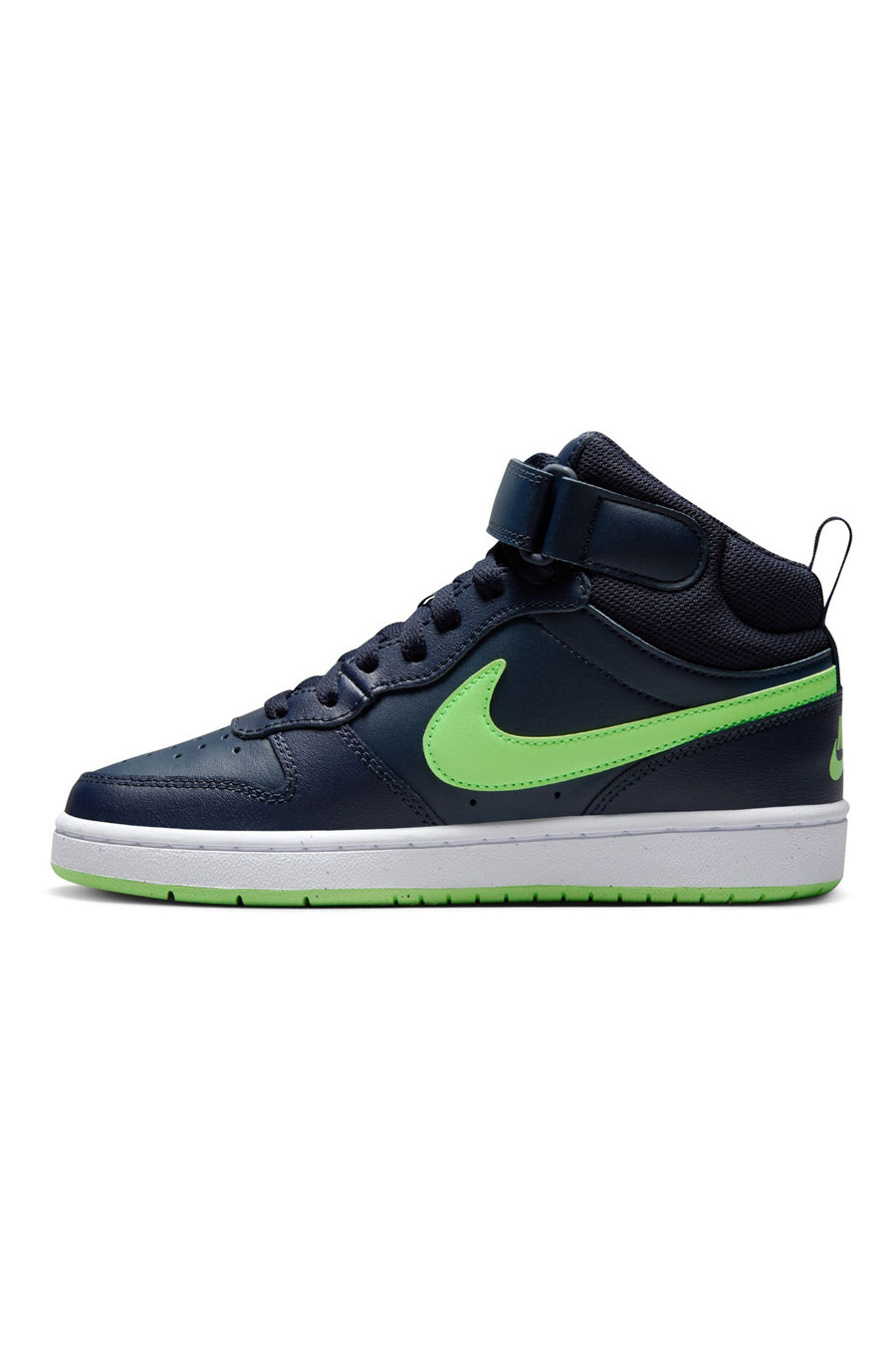 Sneakers Blu Nike Court Borought Mid