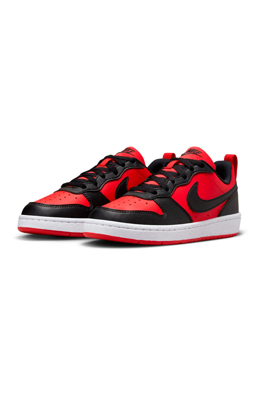 Sneakers Nike Court Borough Low Recraft (Gs) Nere e Rosse