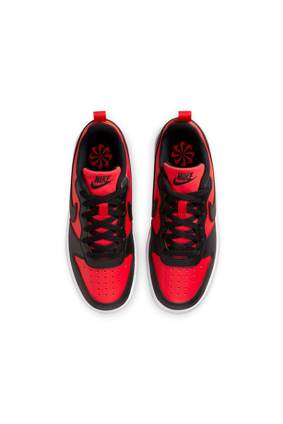 Sneakers Nike Court Borough Low Recraft (Gs) Nere e Rosse