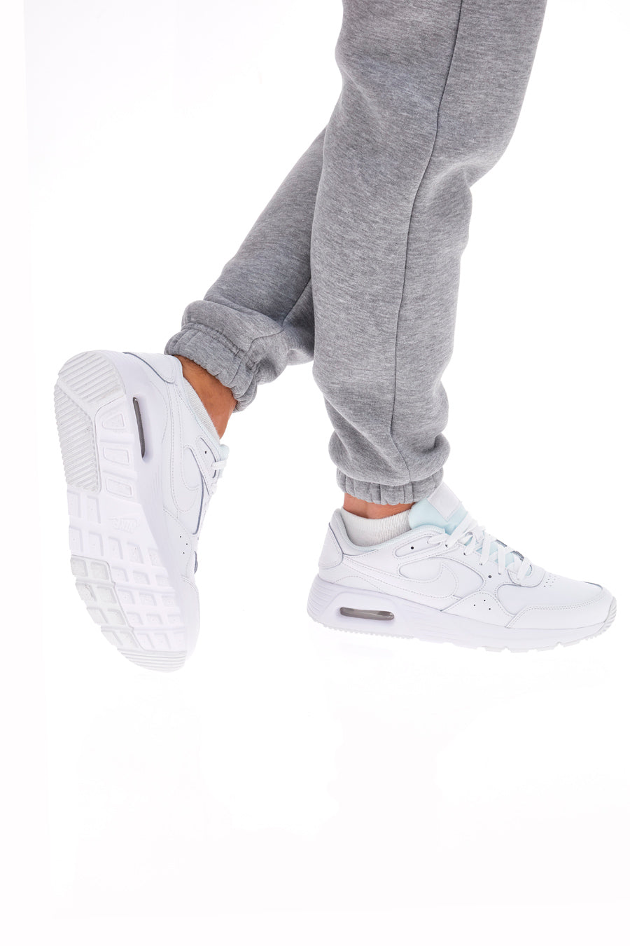 Air fashion max bianche pelle