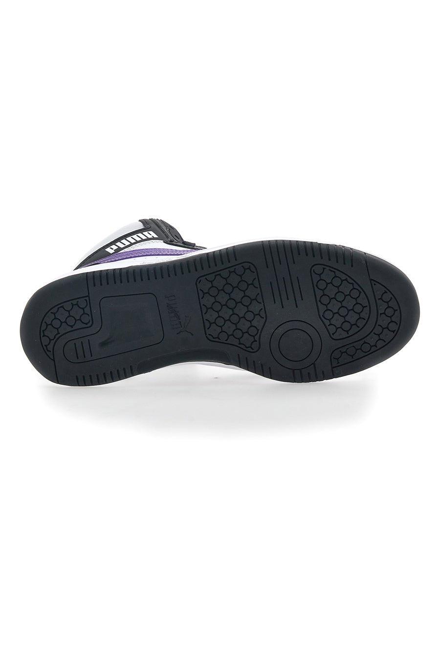 Sneakers Alte Bianche e Nere da Ragazzi Puma Rebound V6 Mid Deep Dive JR