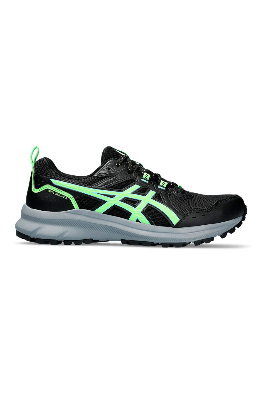 Scarpe da Running Nere e Verdi Asics Trail Scout 3