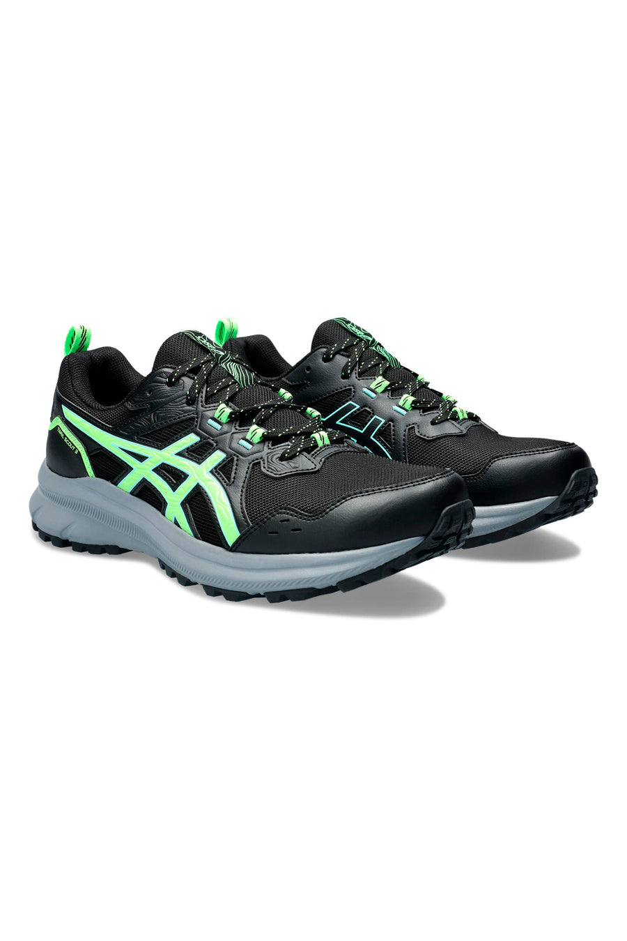 Scarpe da Running Nere e Verdi Asics Trail Scout 3