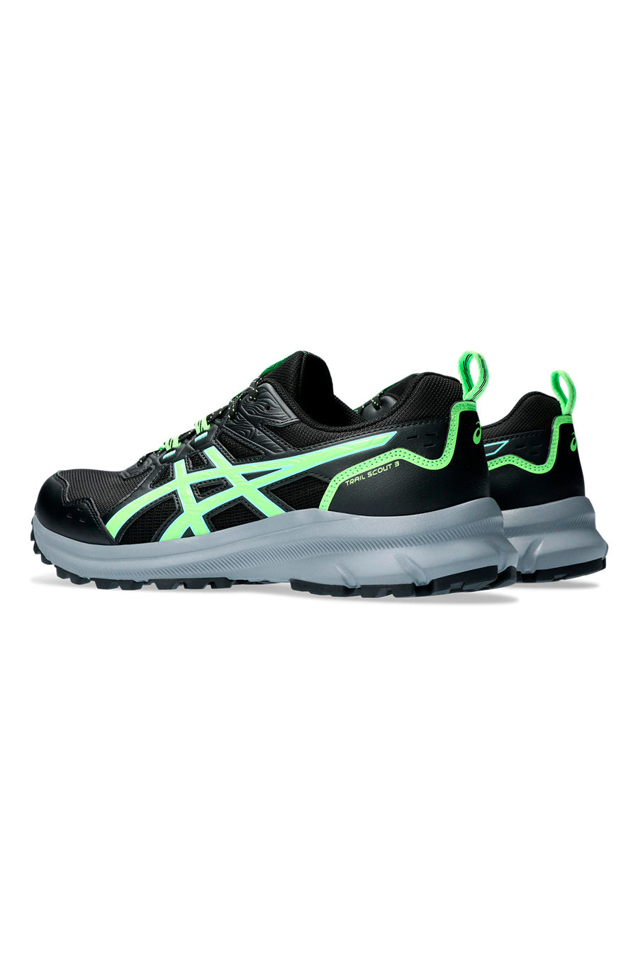 Scarpe da Running Nere e Verdi Asics Trail Scout 3