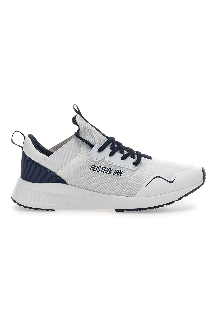 Australische Trainy weiß-blaue Sport-Sneaker