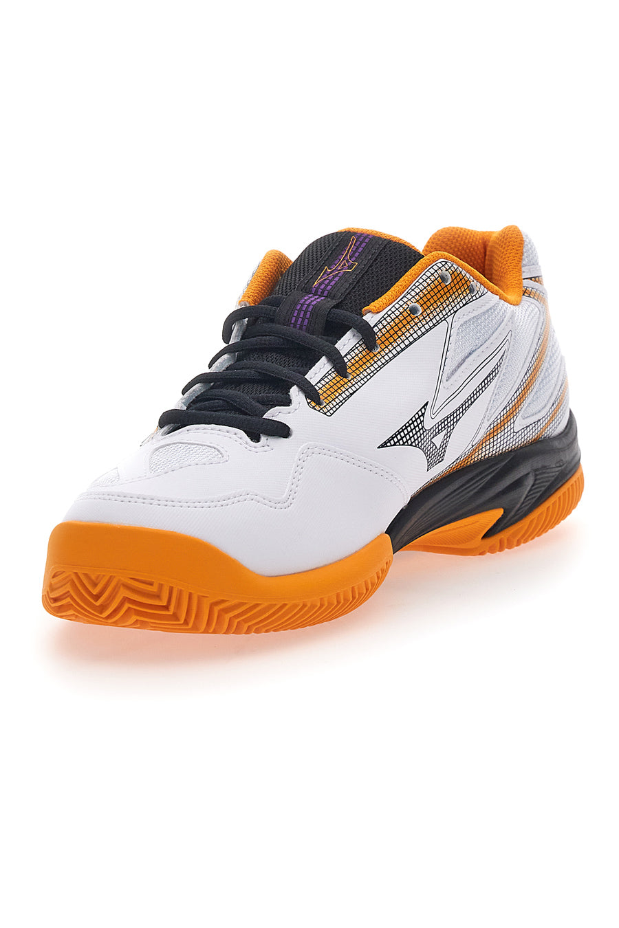 Scarpe Da Padel Bianche e Arancioni Mizuno Breakshot 4 Padel