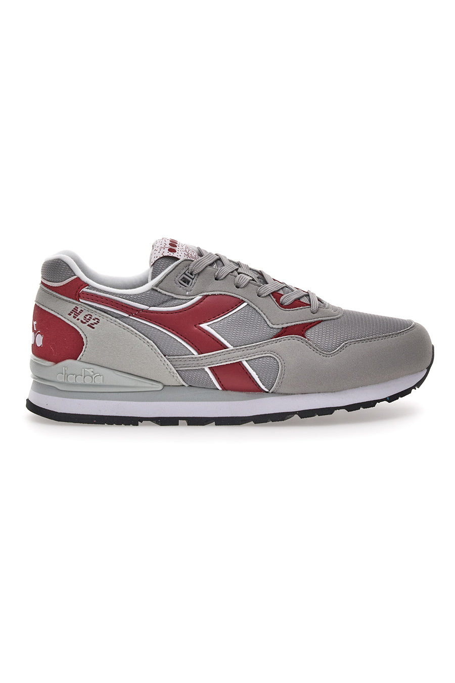 Sneakers Grigie e Rosse Diadora N.92