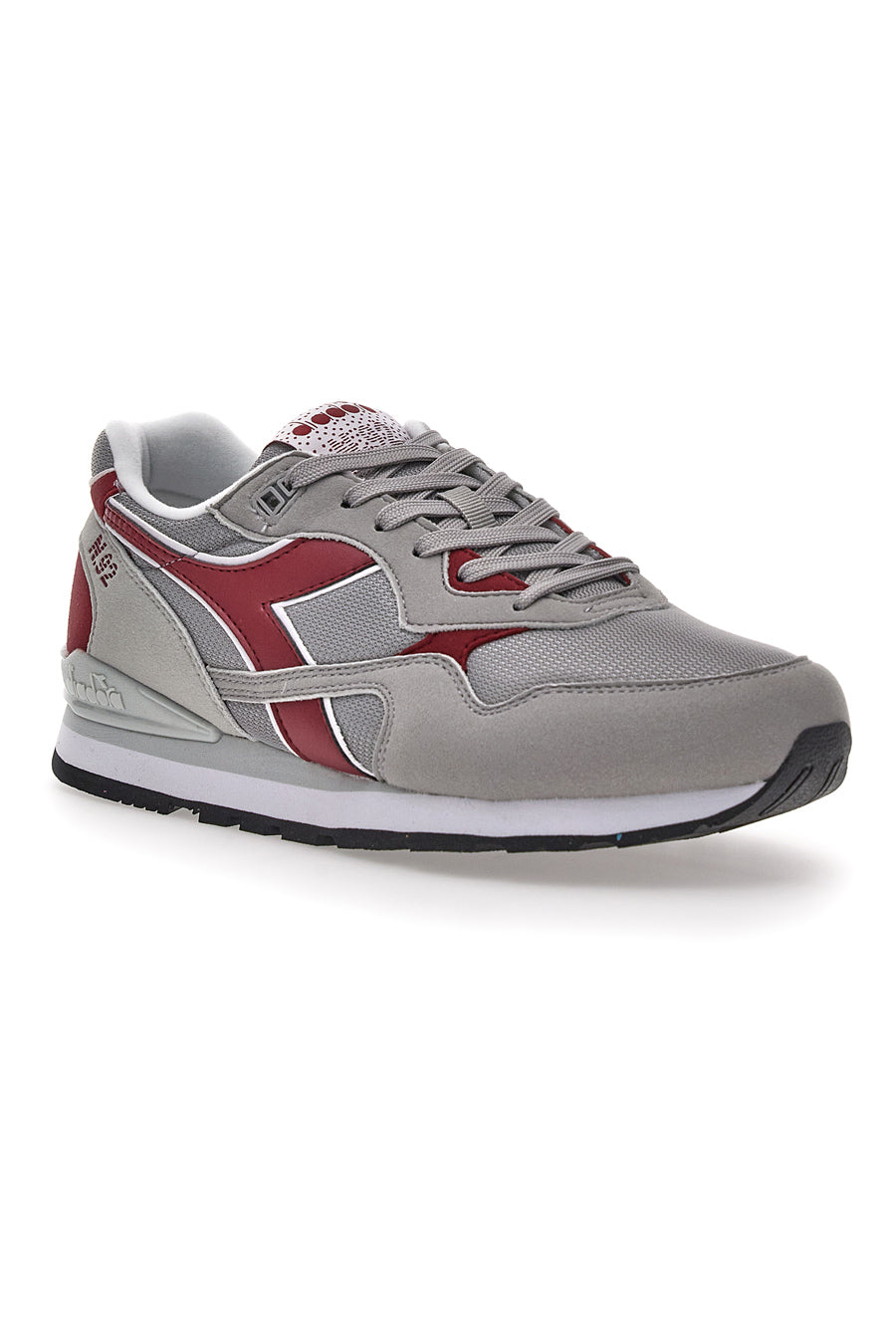 Sneakers Grigie e Rosse Diadora N.92