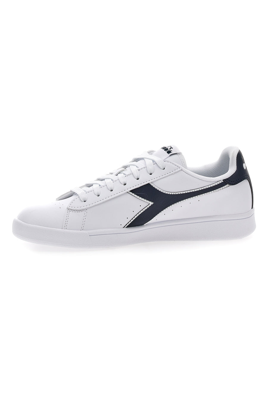 Sneakers bianche con logo blu DIADORA TORNEO