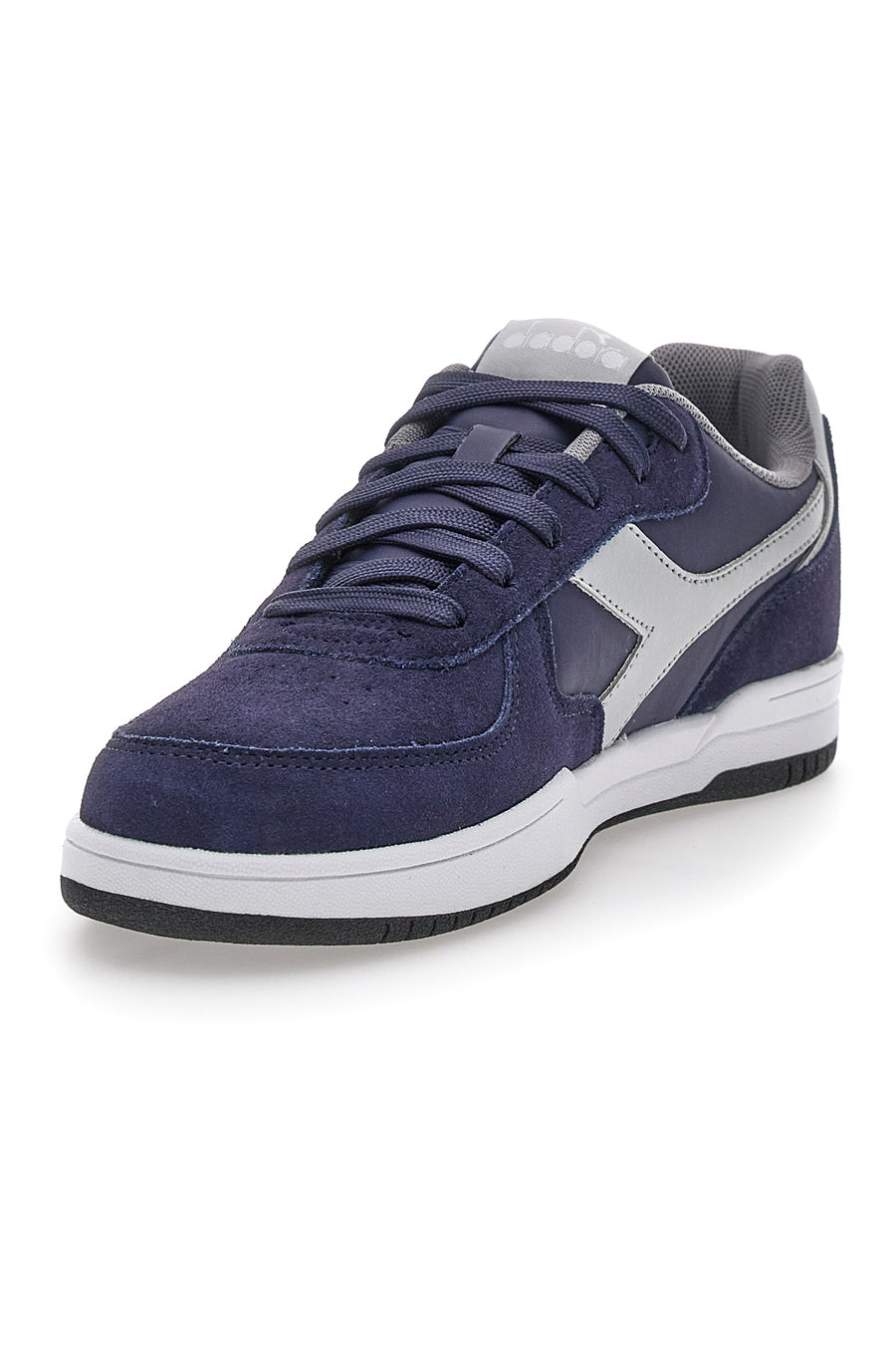 Blaue Sneakers mit seitlichem Logo Diadora Raptor Low S